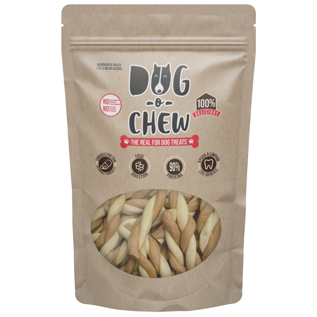 DOG-O-CHEW, Premio de Carnaza para Perro, Trenza Flexible 5