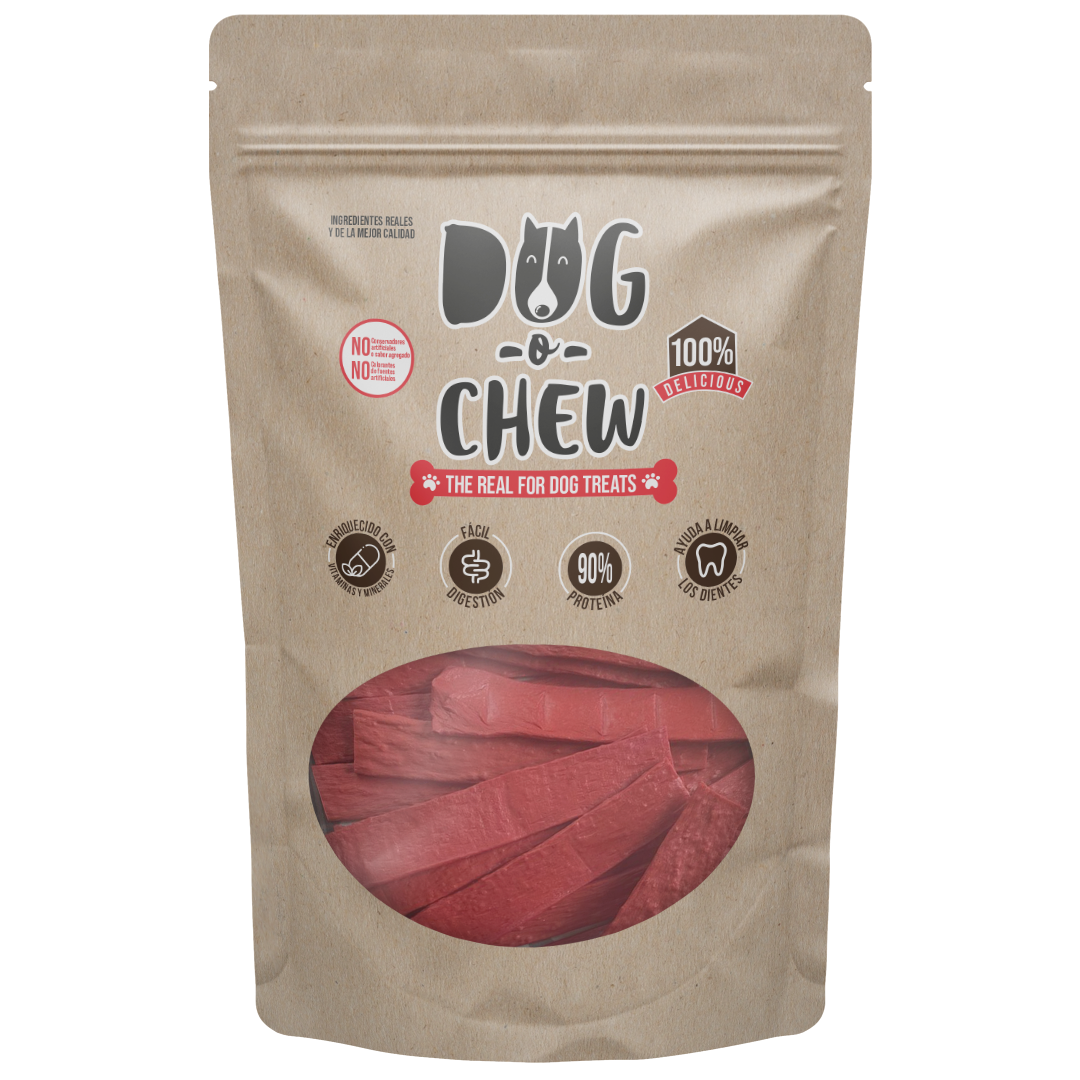 DOG-O-CHEW, Premio de Carnaza para Perro, Sticks, Palitos Flexibles Planos de 5