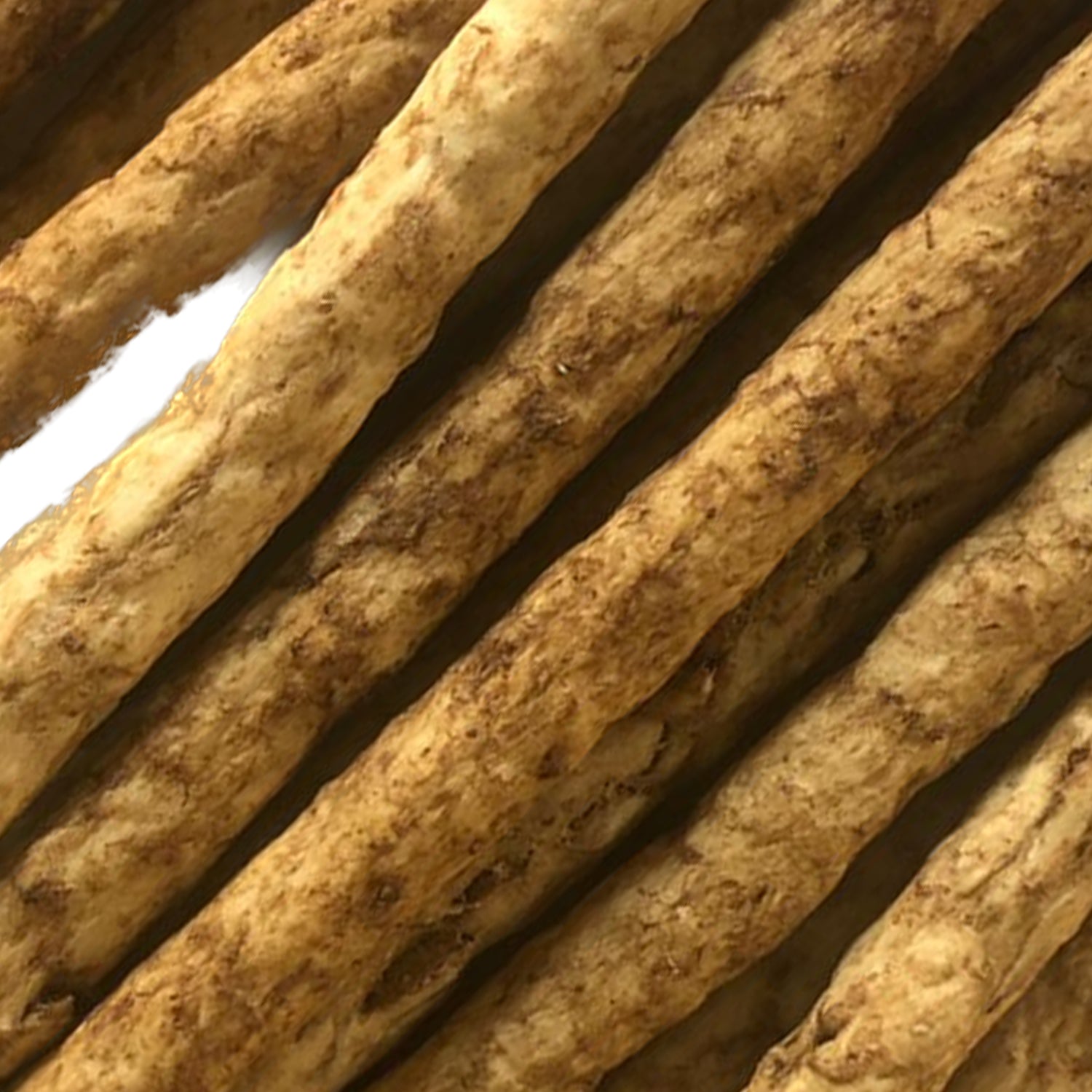 DOG-O-CHEW, Sticks, Palitos Sabor CACAHUATE, Premio de Carnaza para Perro,100% Natural, Carnaza, Hueso, Sticks (50)