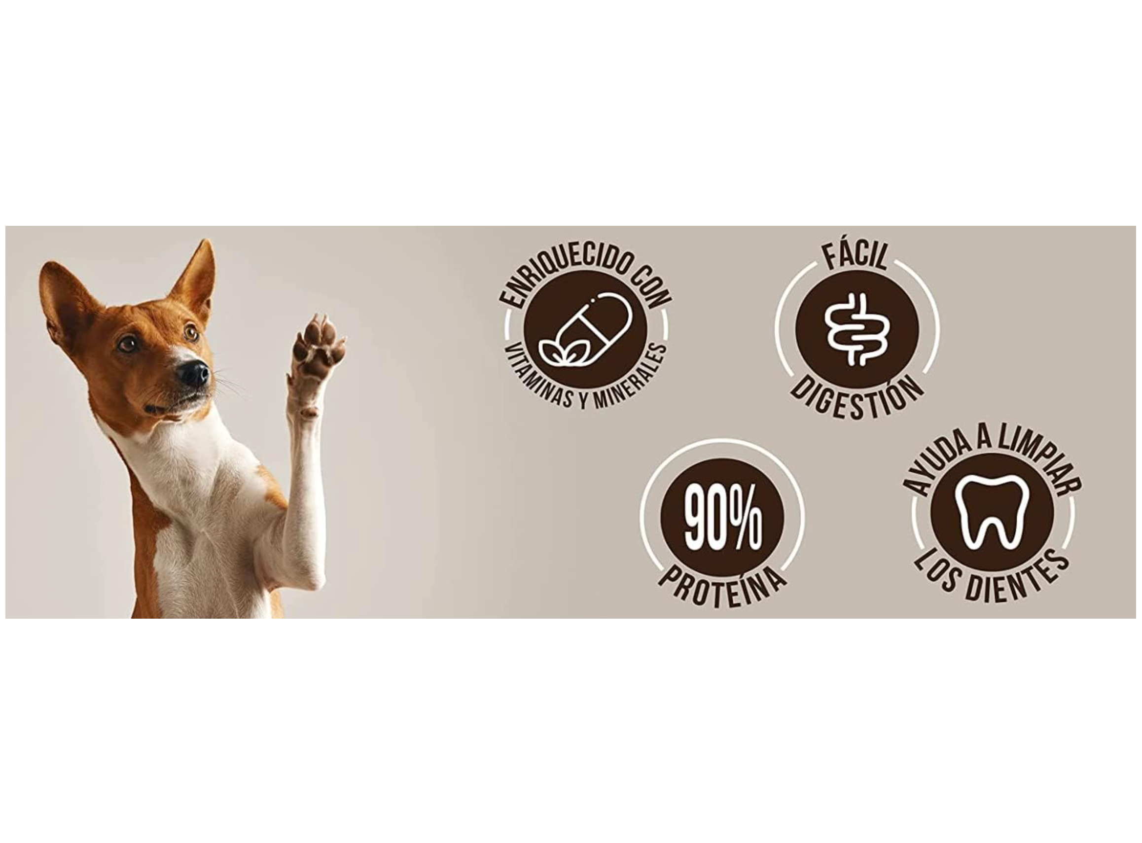 DOG-O-CHEW, Jerky Snacks Alimento para Perro, Premio para Perro, Higado, Res, Pollo, Premio para Perro 100% Original, Alto en Proteina (ESOFAGO DE Res)