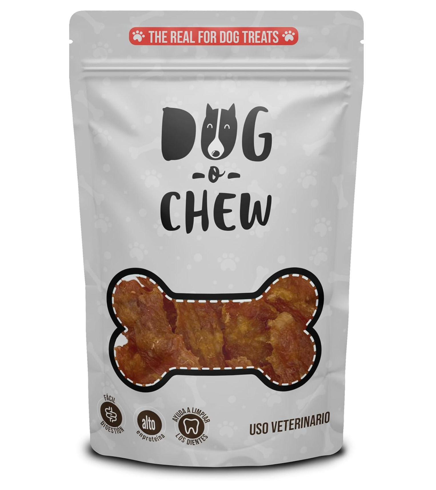 DOG-O-CHEW, Jerky Snacks Alimento para Perro, Premio para Perro, Higado, Res, Pollo, Premio para Perro 100% Original, Alto en Proteina (Pollo)